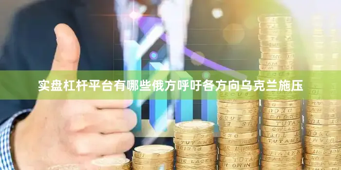 实盘杠杆平台有哪些俄方呼吁各方向乌克兰施压